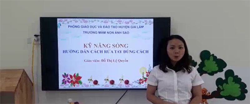 Các kỹ năng rửa tay đùng cách qua bài dạy của cô Đỗ Quyến